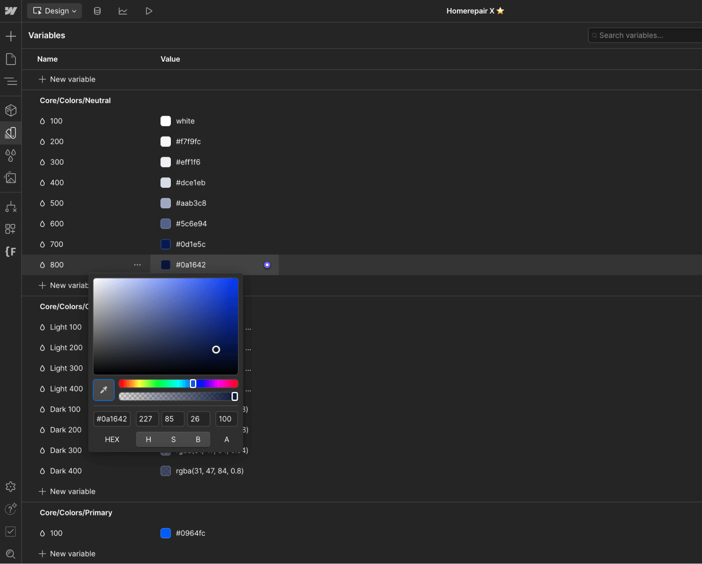 Color - Homerepair X Webflow Template | BRIX Templates